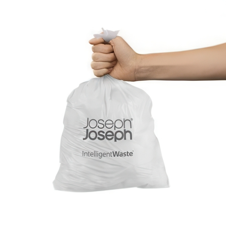 Compost Caddy Liners 4 L, Set of 50,WASTE LINERS IW2, Joseph Joseph, White