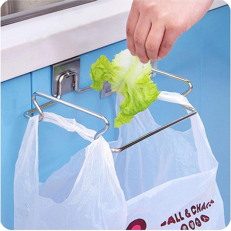 Over Cabinet Bag Holder, CLASSICO, Silver