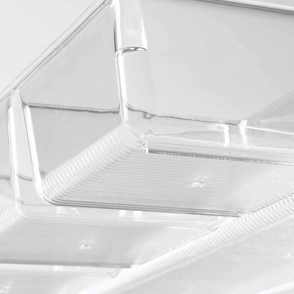 Organiser Tray, 7 SECTION, 34,3 x 33 x H 5,7 cm, Clear