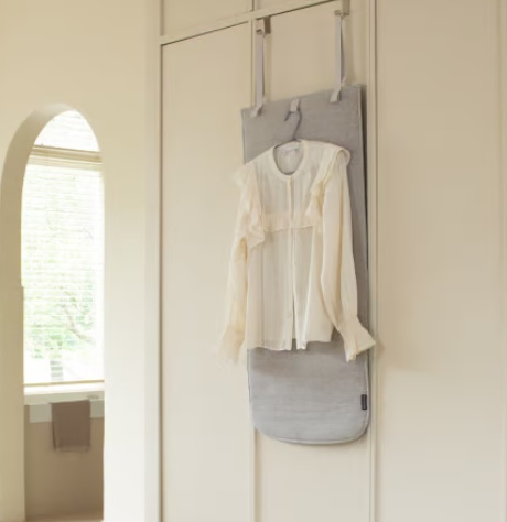 Blanket, Over Door, BRABANTIA DOOR STEAM BLANKET, 51 x 0,8 x H 110 cm , Beige-Grey