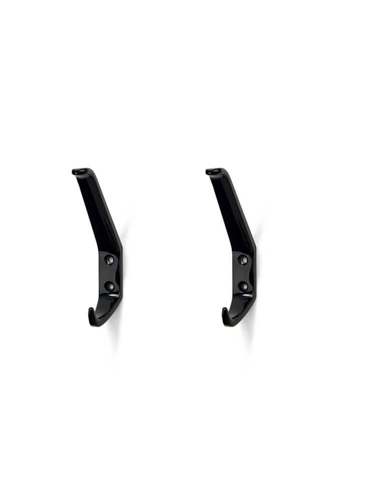 Large hooks, CHILD, set of 2, Habo, 9,6 x H17,5 cm, Black
