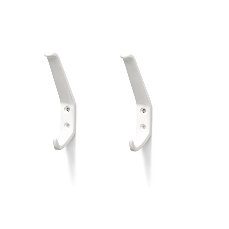 Large hooks, CHILD, set of 2, Habo, 9,6 x H17,5 cm, White