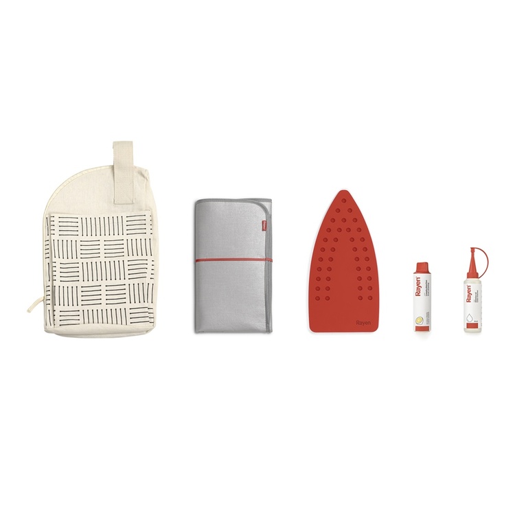 Iron bag kit with accessories, IRONING KIT, Off White