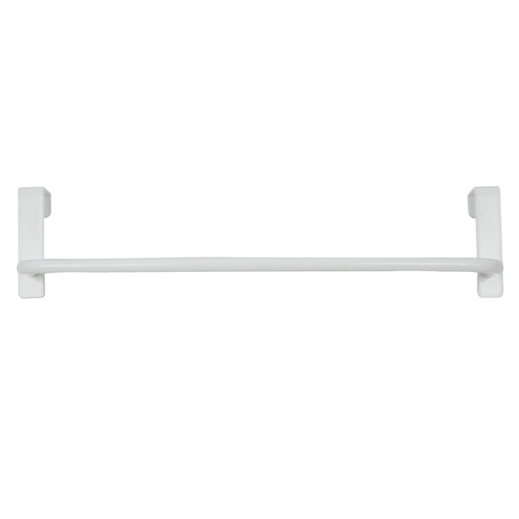Towel rail, over cabinet door, COLGADOR 28 cm, White