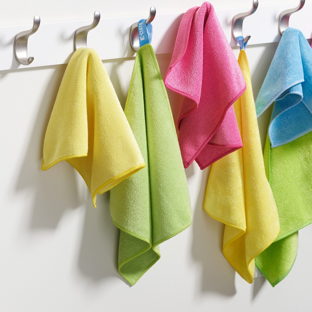 Cleaning cloths, Set of 8, LARGE HOME CLEANING SET, Assorted