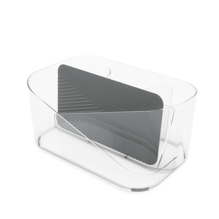 Hair Tool Organiser, UMBRA GLAM , 26,5 x 17 x H12,5 cm, Clear / Grey