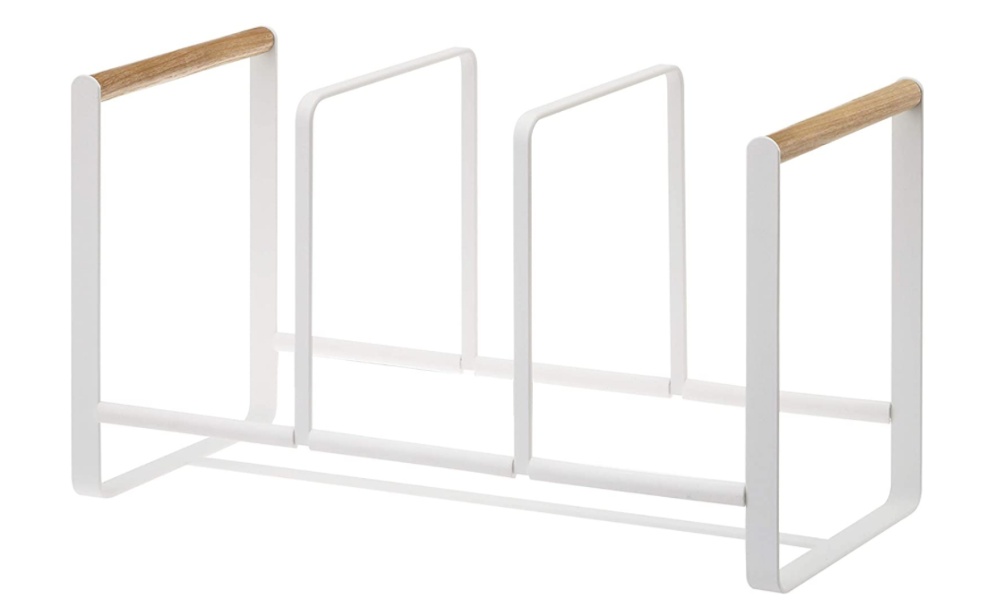 Rack for Dishes, Wide, TOSCA DISH ORGANIZER, 34,5 x 16,5 x 20 cm, Yamazaki, White