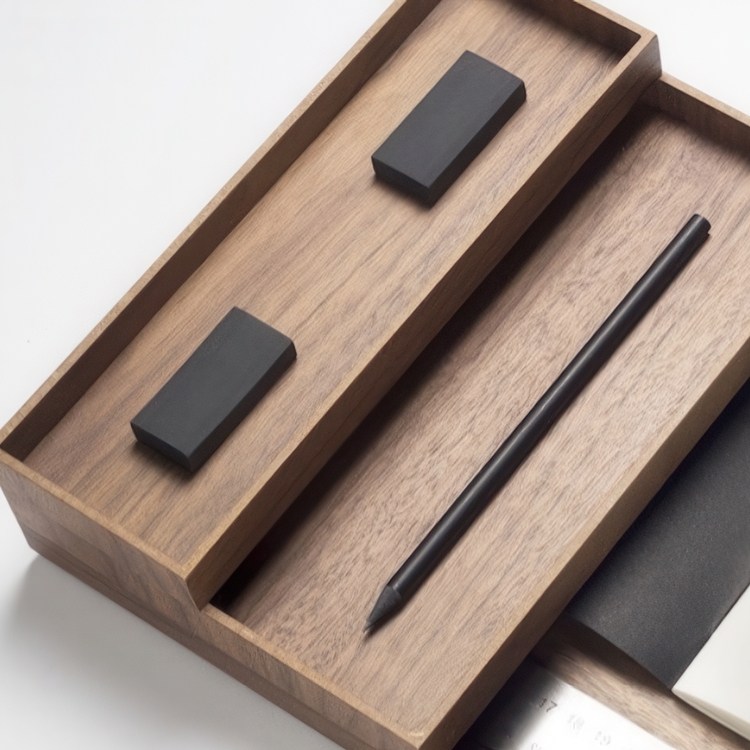 Erasers, DESKSTORE BLACK, 4,9 x 2,3 x H 0,9 cm, Black