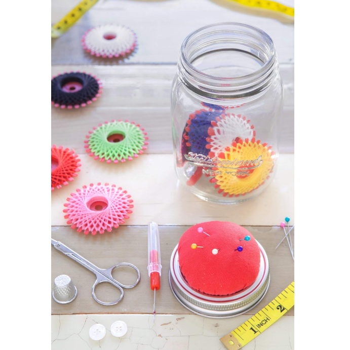 MASON JAR SEWING KIT, Kikkerland