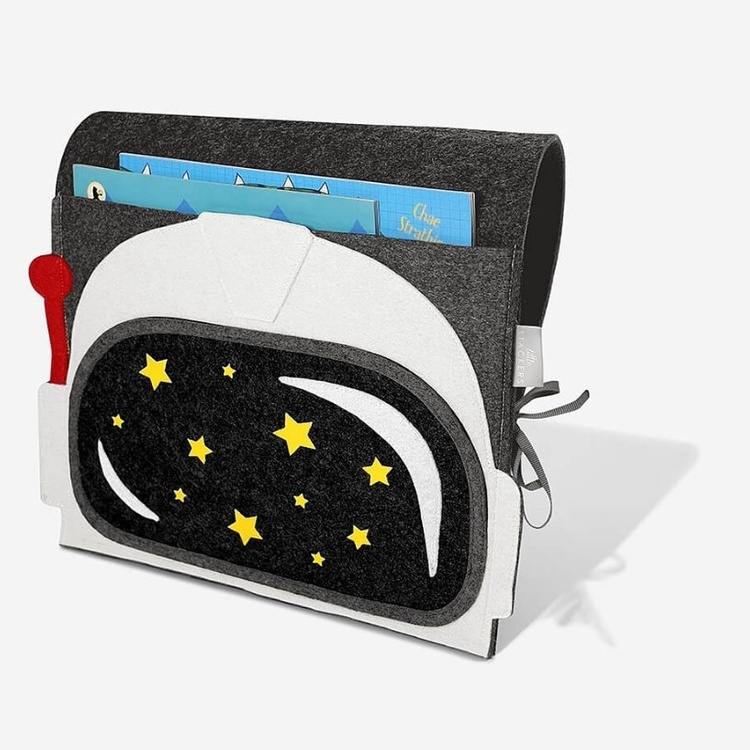 Bed Pocket, AUSTRONAUT, 34 x 72 cm, Dark Grey