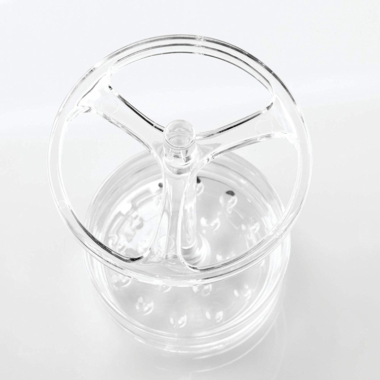 Toothbrush holder, EVA LARGE TB STAND, Ø 9,5 x H 15 cm, Clear