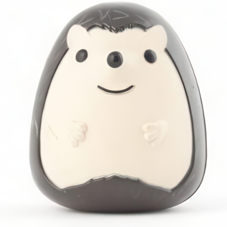 Toothbrush holder with suction, HEDGEHOG, Kikkerland, Brun / Beige