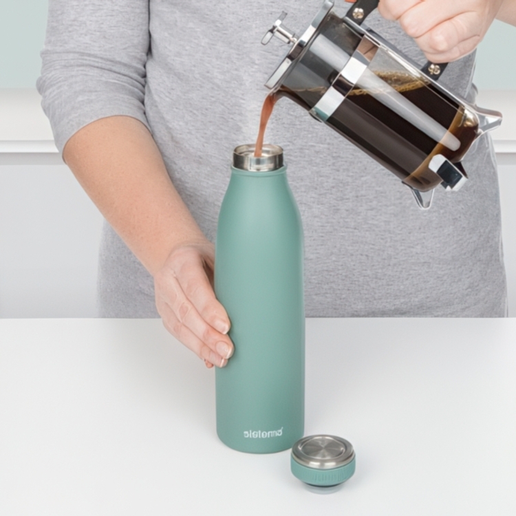 Bottle for cold or warm liquid, HYDRATE STAINLESS STEEL, 500ml