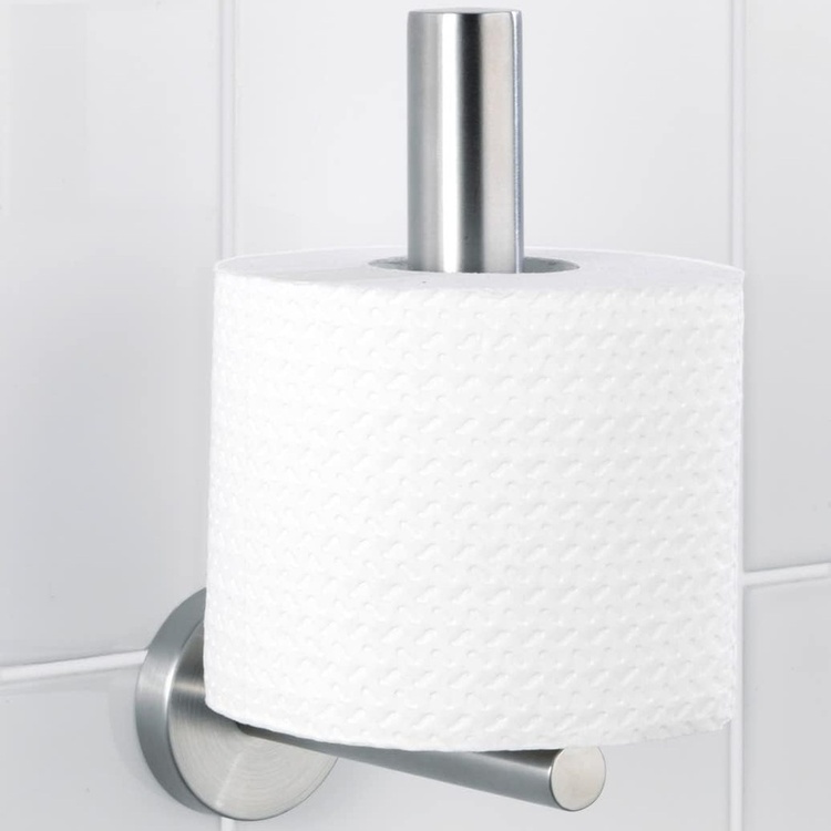 Toilet Paper Holder, Wall Mounted, BOSIO, Brushed Stainless Steel