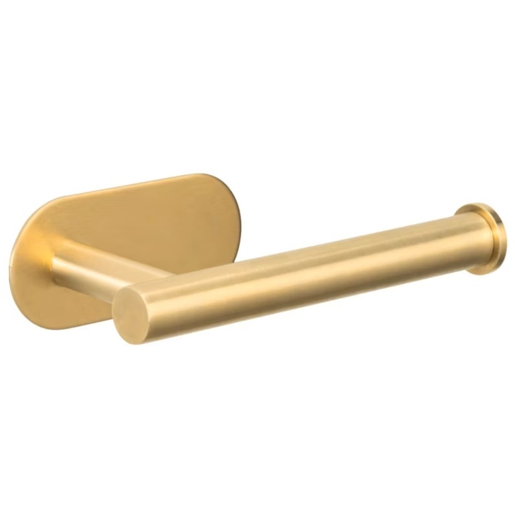Self-adhesive toilet paper holder, OREA TURBO-LOC, Gold