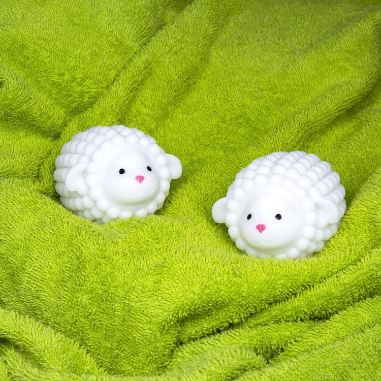 Drying balls for the dryer, Set of 2, LAMB DRYER, White
