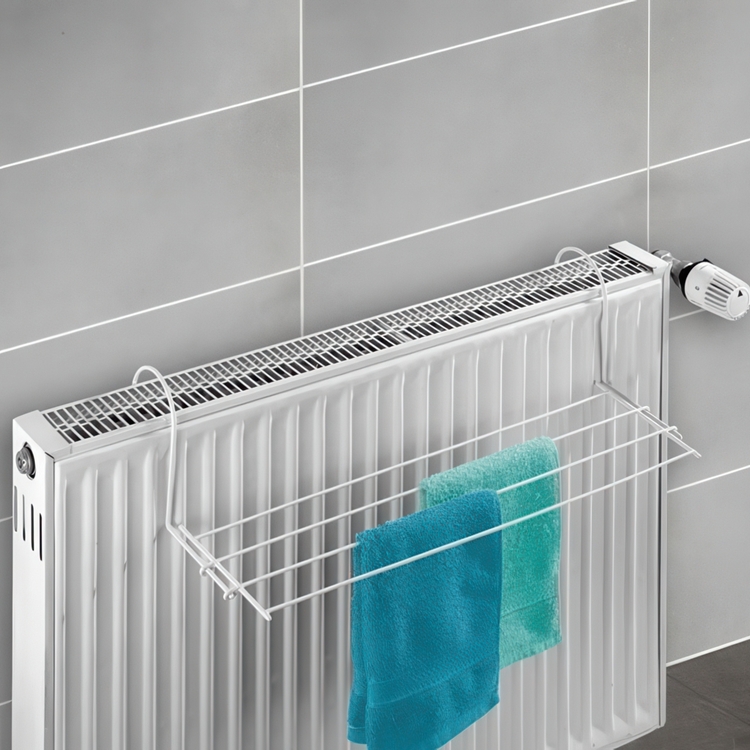 Drying rack for radiator, WÄSCHENTROCKNER, 59 x 16 cm, White