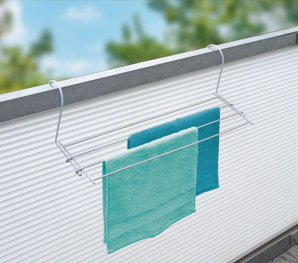 Drying rack for radiator, WÄSCHENTROCKNER, 59 x 16 cm, White