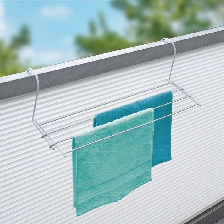 Drying rack for radiator, WÄSCHENTROCKNER, 59 x 16 cm, White