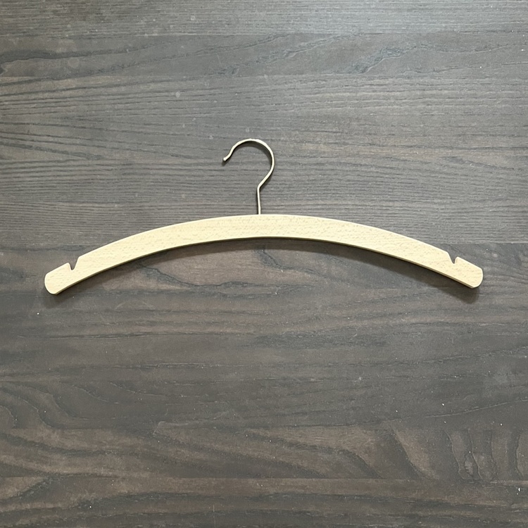 Hanger in Wood with skirt holders, MAWA RETRO, 42 cm, Natural