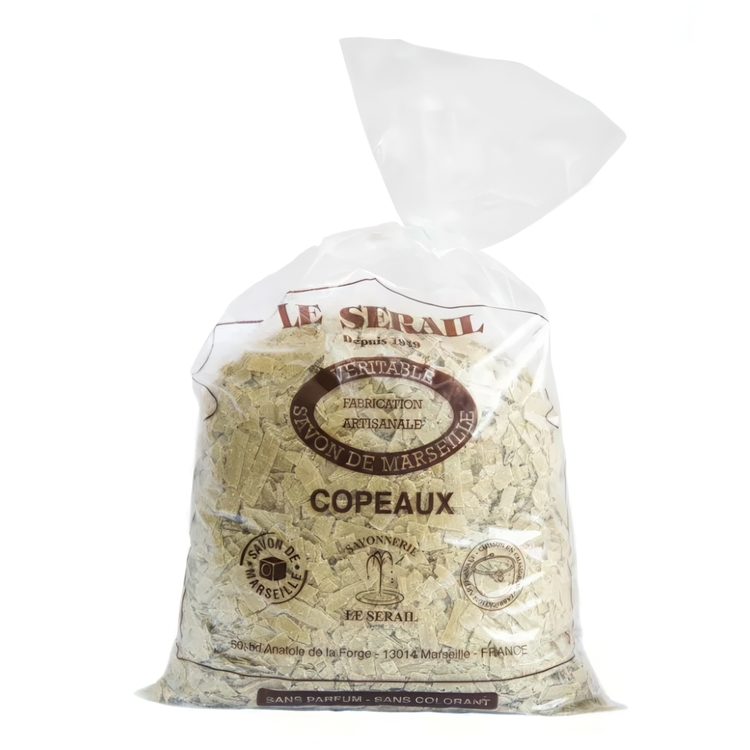 Soap Flakes with Olive oil, 1 kg, SAVON DE MARSEILLE COPEAUX, Olive Green