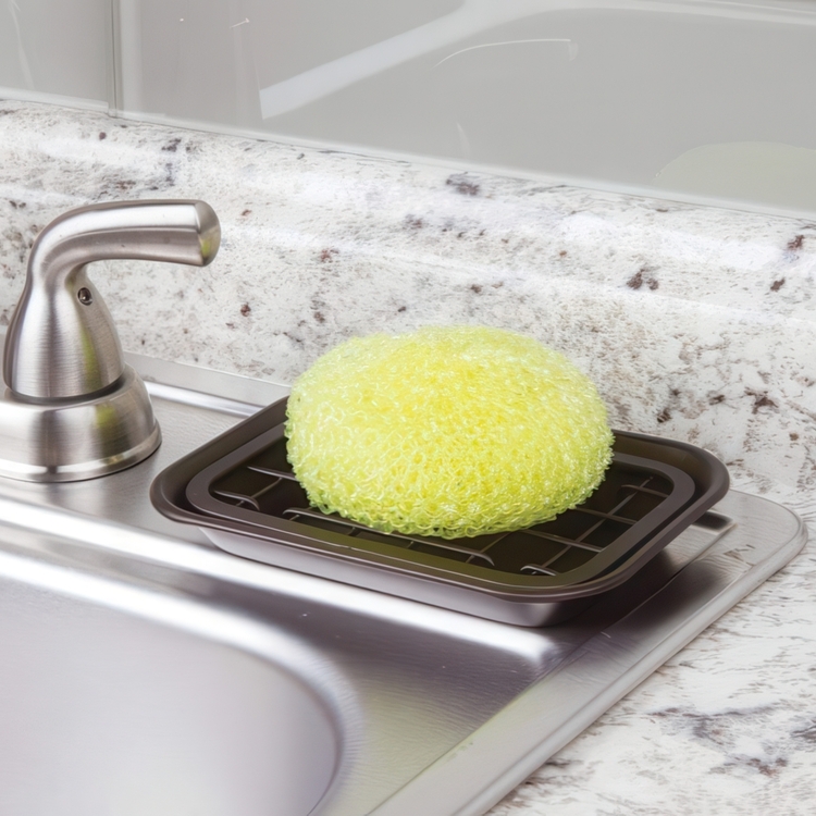 Soap cup, Self Draining, GIA SOAP DISH, 14,5 x 10 x H 2 cm, Matte black