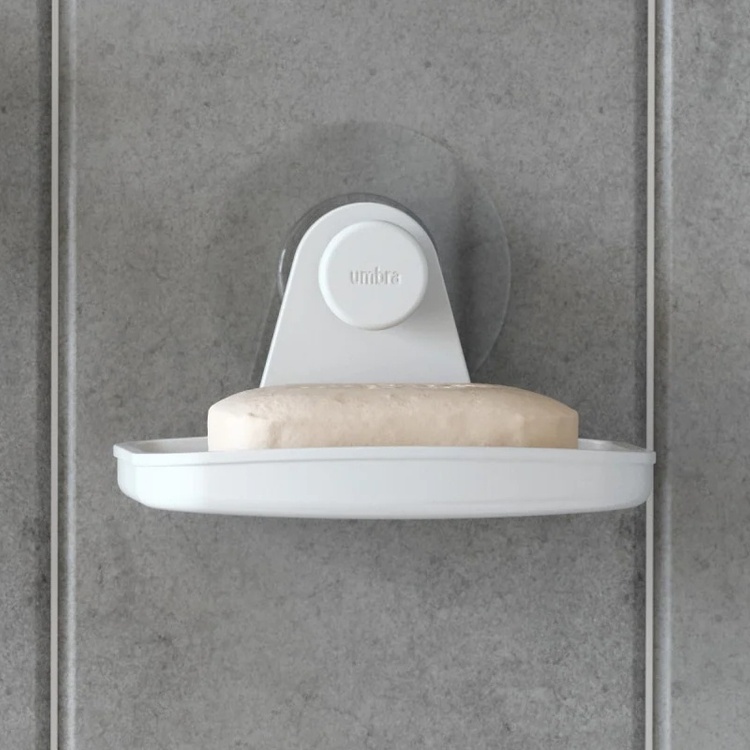 Soap tray UMBRA FLEX ADHESIVE, White