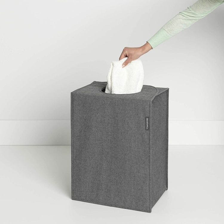 Smart laundry basket with carrying handle 55L, Brabantia