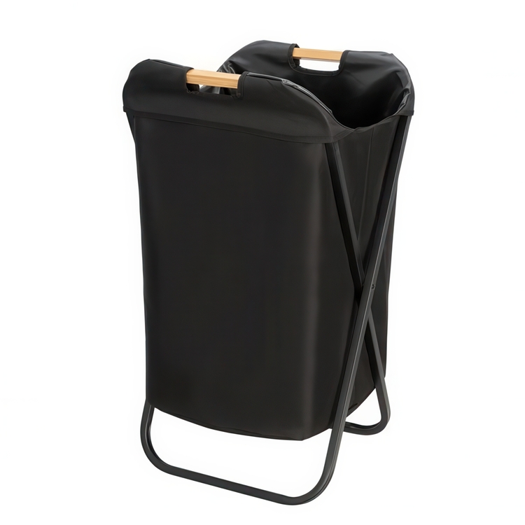 Laundry Bin, LOFT, 41 x 42 x H 80 cm, Black
