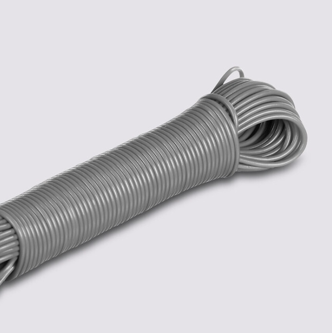 Laundry Line, CORDE À LINGE, 20 Metre, Dark Grey