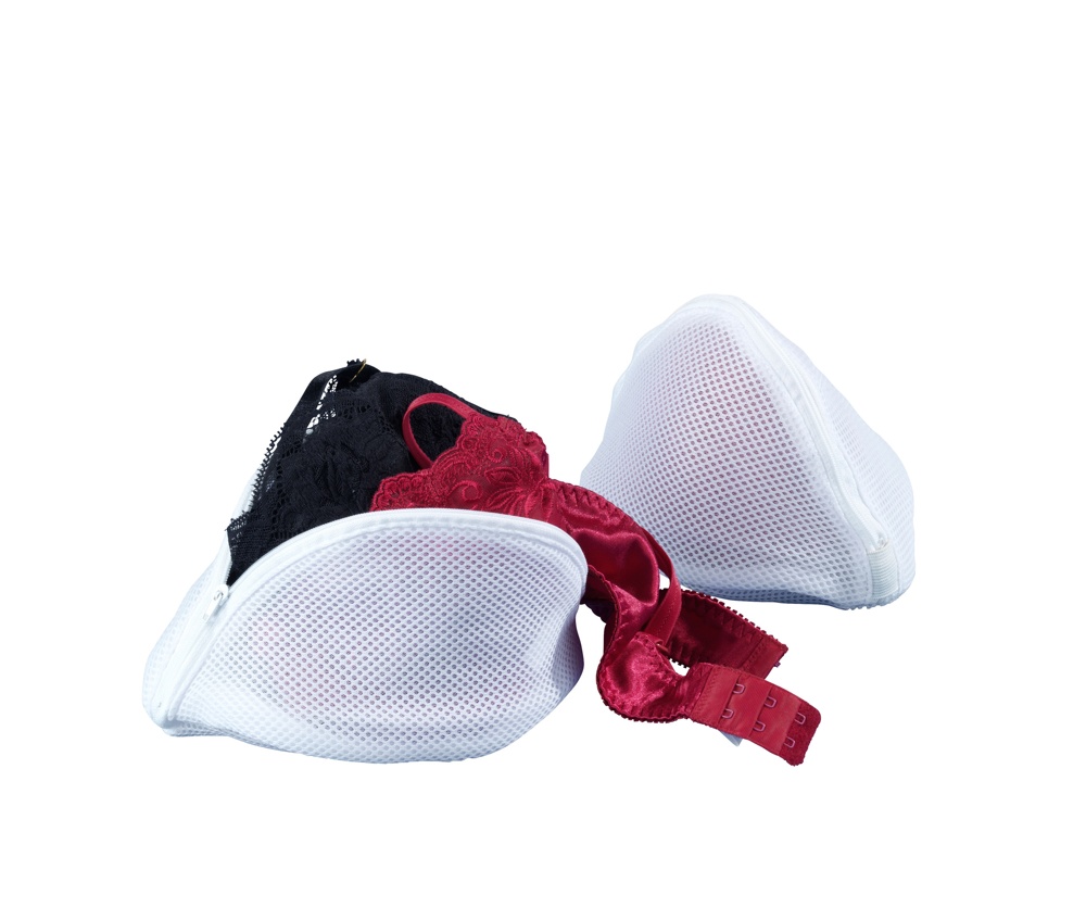 Laundry bags for sensitive clothes, Set of 2, FEINWÄSHENETZ, 21x11x12 cm, White