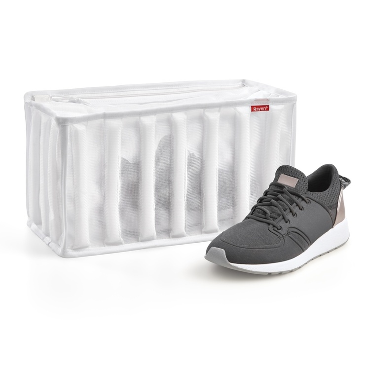 Laundry / Washing bag for shoes, FOOTWEAR, 34 x16 x H 19 cm, white