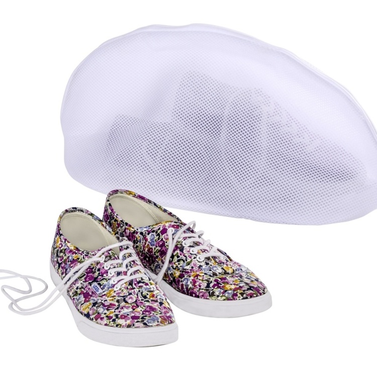 Laundry / Washing bag for shoes, SCHUH-WÄSCHENETZ, 23 x 40 x 23 cm, White