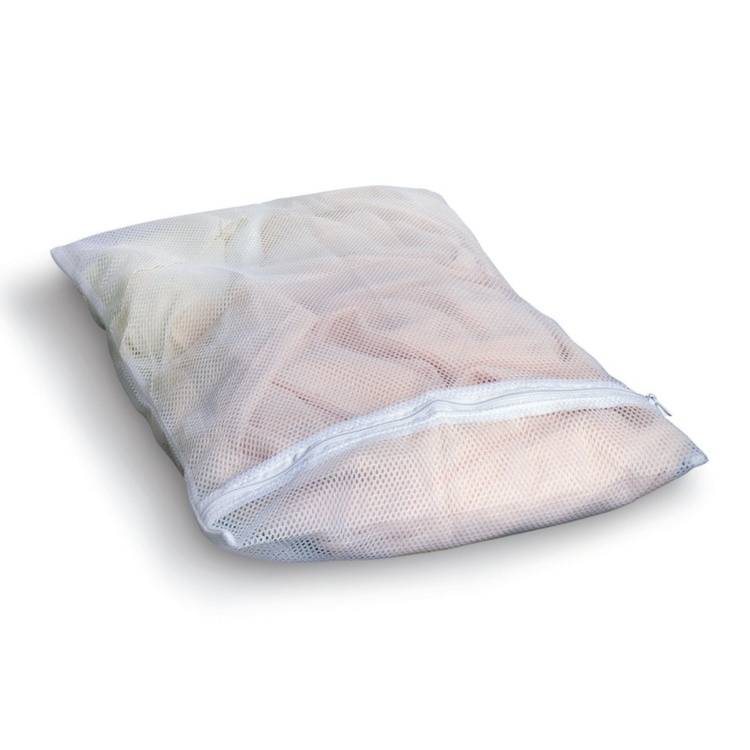 Washing bag, RETE SALVABUCATO, 35 x 50 cm, White