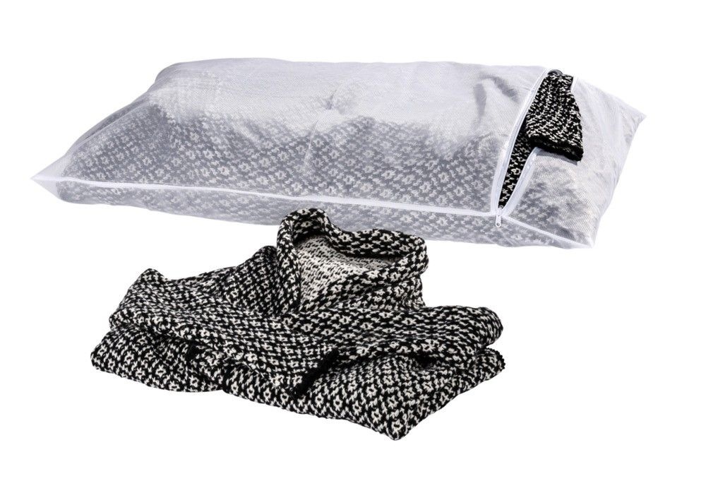 Laundry bag for washing machine, Large, WÄSCHENETZ XXL, 90 x 60 cm, White