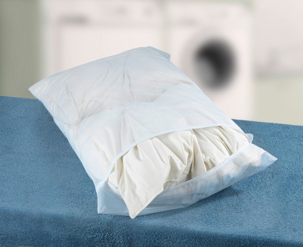 Laundry bag for washing machine, Large, WÄSCHENETZ XXL, 90 x 60 cm, White