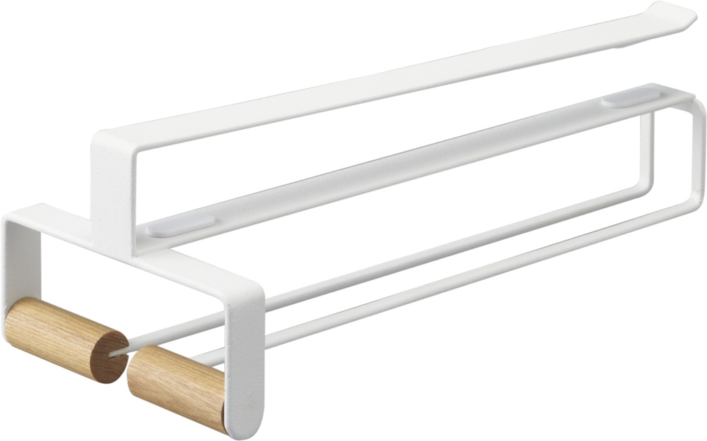 Under Cupboard Shelf Wine Glass Hanger, TOSCA, Yamazaki, White