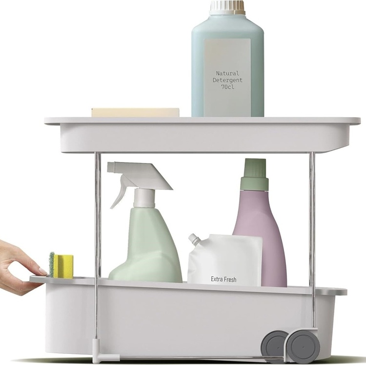 Pull-out storage , EASY ACCESS CADDY, Joseph Joseph, 47 x 20 x H 33,5 cm, Grey
