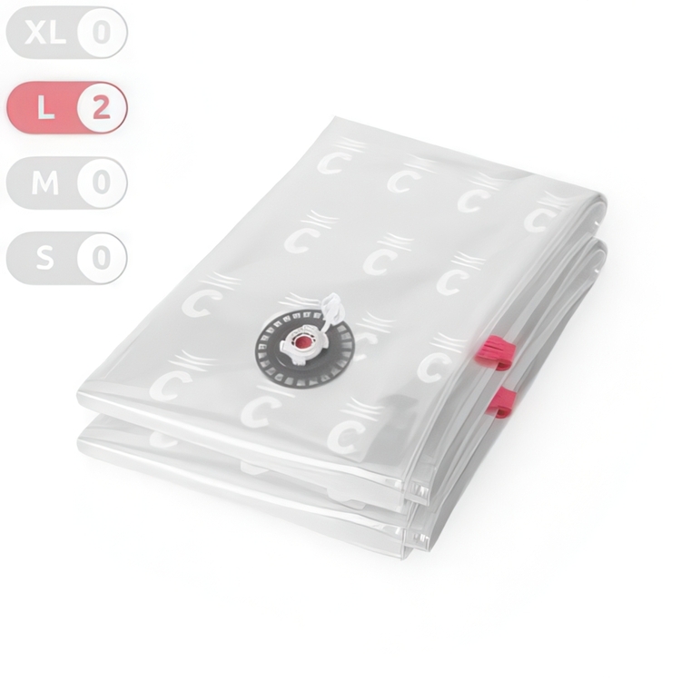 Vacuum bags, Flat, Large, LARGE ASPISPACE, 100 x 80 cm, Clear