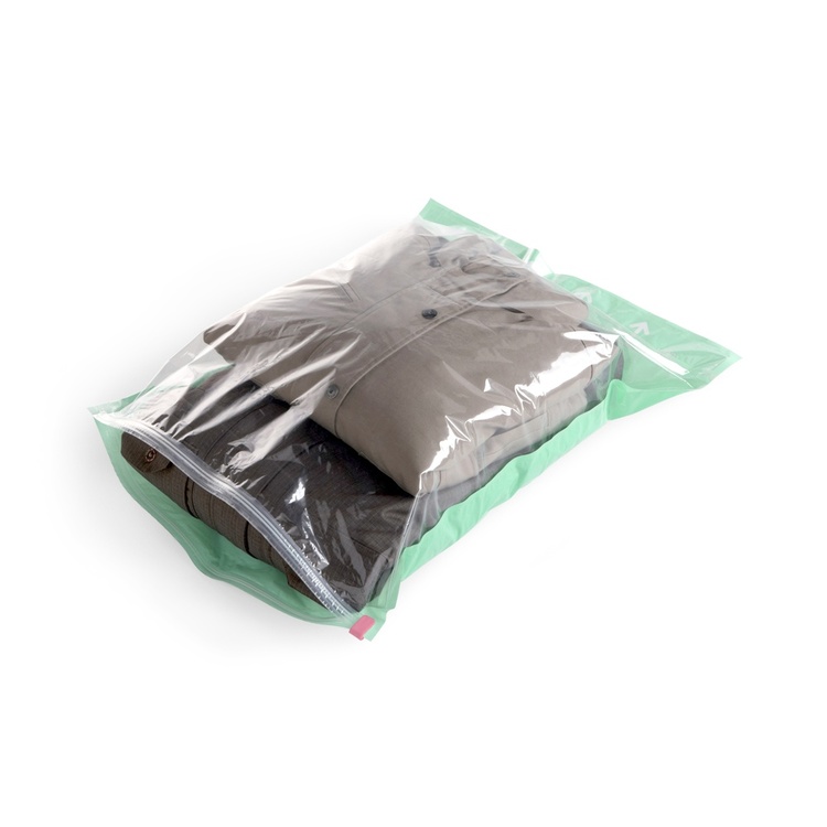 Vacuum bags, Set of 2, MANUAL ROLL-UP, Large, 70 x 55cm, / Green