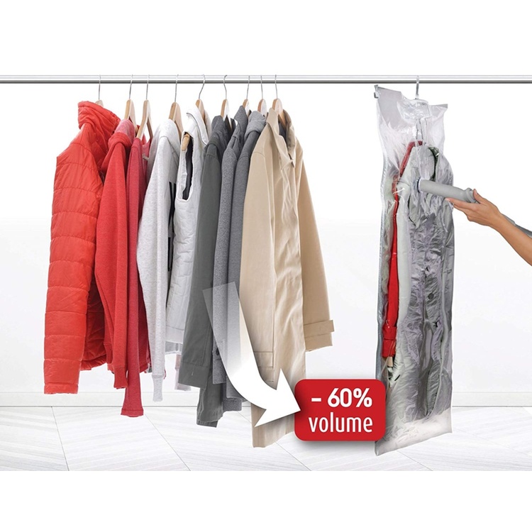 Hanging Vacuum Bag, Long, DRESS 70 x 145 cm, Clear