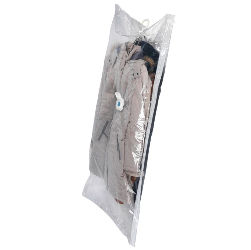 Vacuum bag with hanger, RAUMSPAR XL, 70 x H 145 cm, Clear