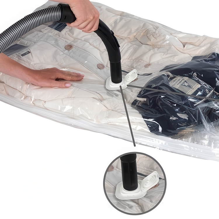 Vacuum bag with hanger, RAUMSPAR XL, 70 x H 145 cm, Clear