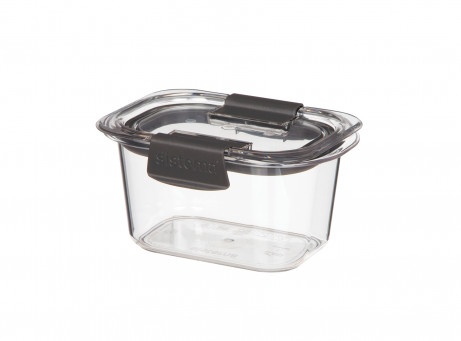 Leakproof food storage, 380 ml, BRILLIANCE SMALL, Sistema, Clear / Black
