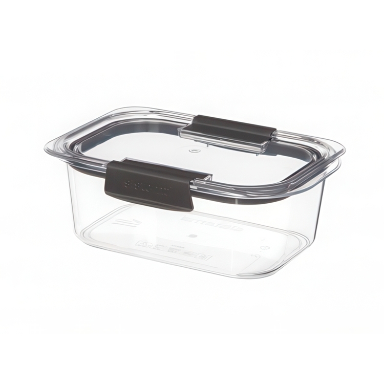 Leakproof food storage, 920 ml, BRILLIANCE MEDIUM, Sistema, Clear / Black