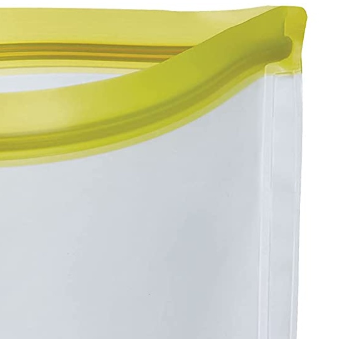 Waterproof bag, SMART BAG LARGE, 29 x 32,5 cm, transparent / Lime