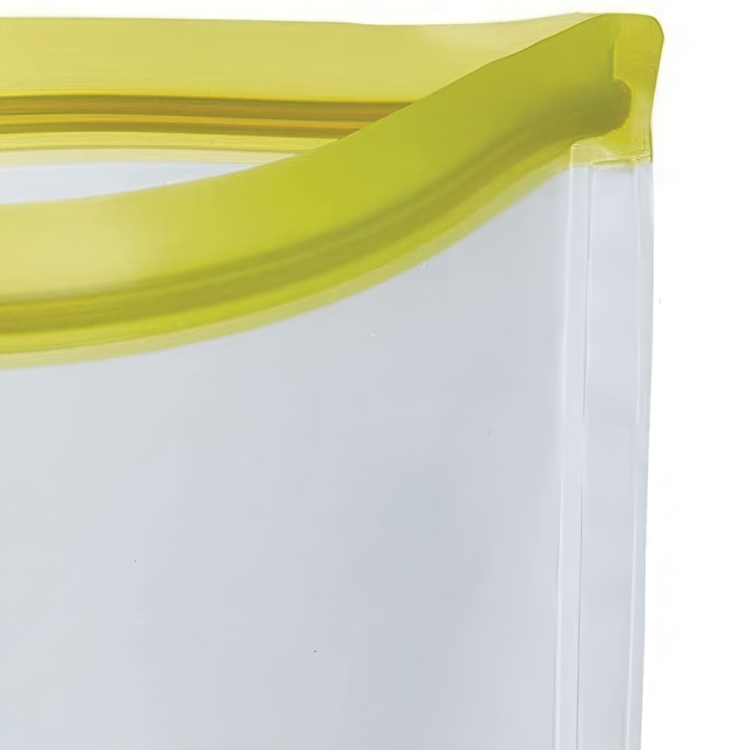 Waterproof bag, SMART BAG LARGE, 29 x 32,5 cm, transparent / Lime
