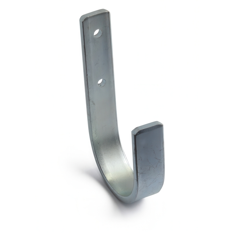 Wall hook, UNIVERSALKROK LARGE, 11 x H 17,5 cm, Silver