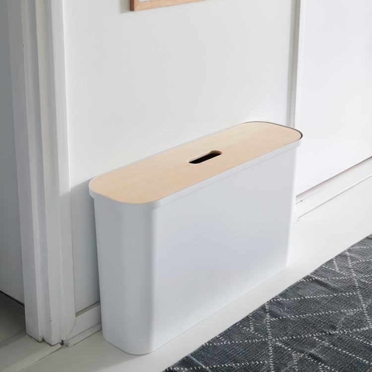 Recycling station with lid, 2 inserts, SMARTSTORE COLLECT, 46 L, 21,5 x 72 x H 42 cm
