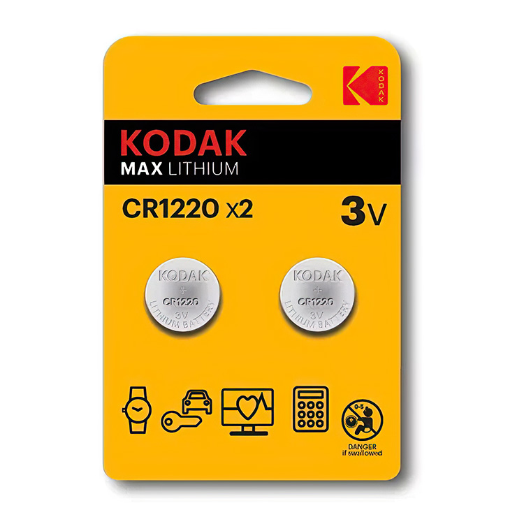 CR1220 Batteries, pack of two Buy Kodak batteries online SmartaSaker